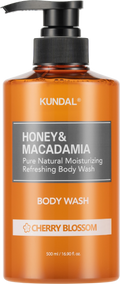 Kundal Honey And Macadamia Pure Body Wash Cherry Blossom 500ml