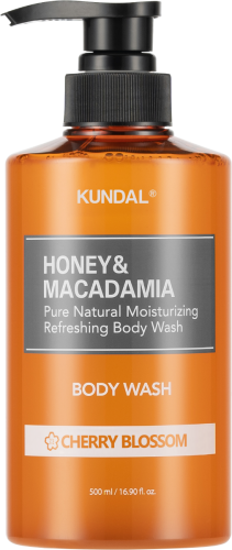 Kundal Honey And Macadamia Pure Body Wash Cherry Blossom 500ml