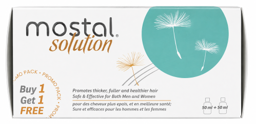 Mostal Hair Scalp Care Solution, Natural Formula for Thicker-Looking Hair