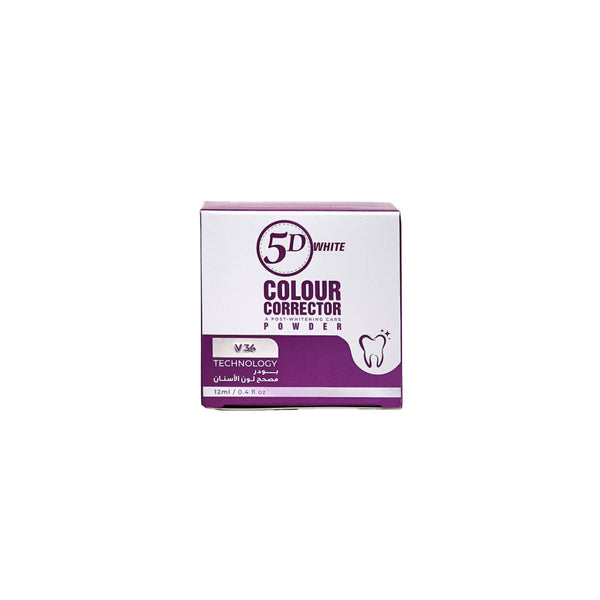 5D WHITE Colour Corrector Tooth Powder V 34, 12 ml