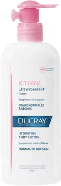 Ducray Ictyane Hydrating Body Lotion Acefylline Abyssinian Oil 400 ml
