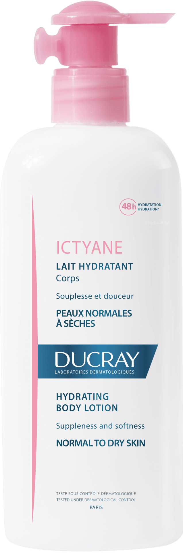 Ducray Ictyane Hydrating Body Lotion Acefylline Abyssinian Oil 400 ml