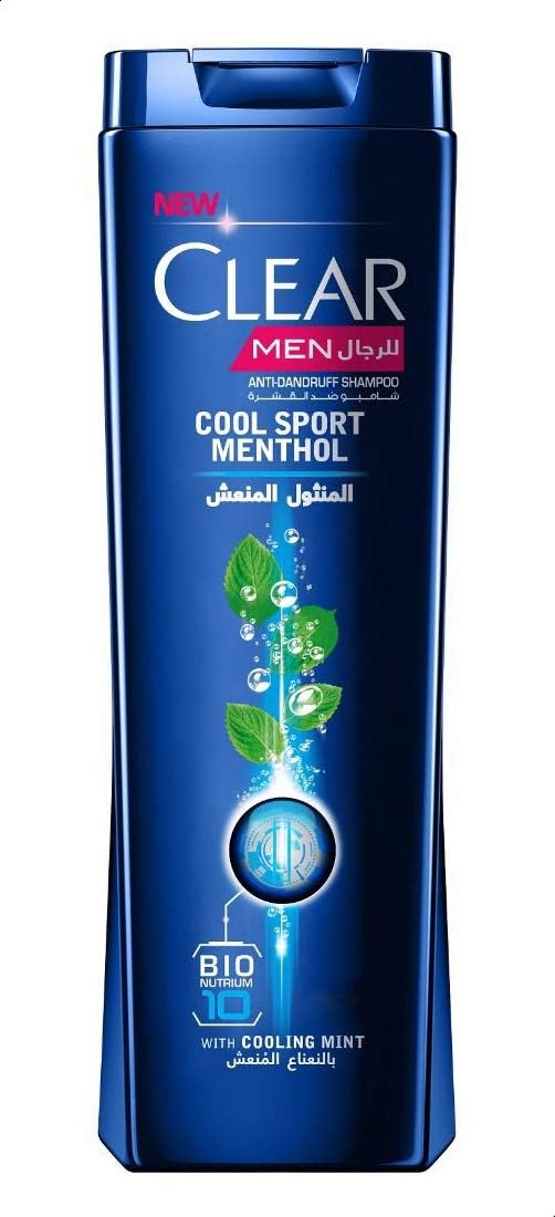 Clear Cool Sport Menthol Shampoo Cooling Scalp Care for Men 190ml
