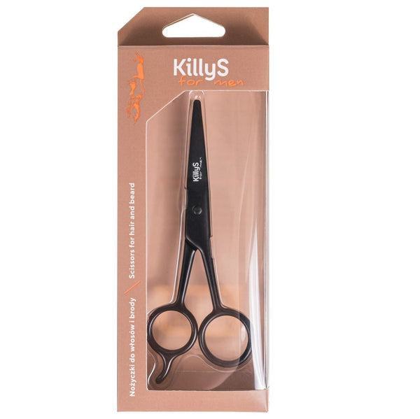 KillyS Hair and Beard Scissors Stainless Steel Precision Grooming Scissors, 1 Pc