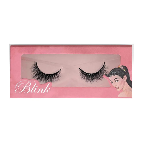 Blink Natural Mink Eyelashes Sleek 3D Black Reusable Lashes