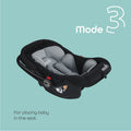 Moon Bibo Infant Car Seat Rearward-Facing 0 to 25 kg Black
