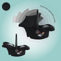 Moon Bibo Infant Car Seat Rearward-Facing 0 to 25 kg Black