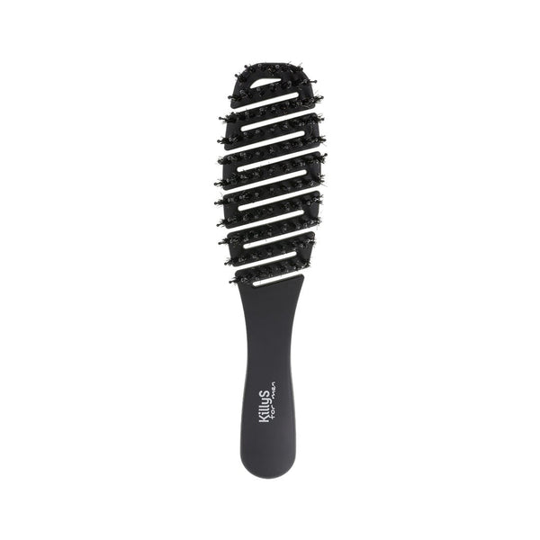 KillyS For Men Hairbrush Flexible Pins and Bristles Ergonomic Handle 1 Piece