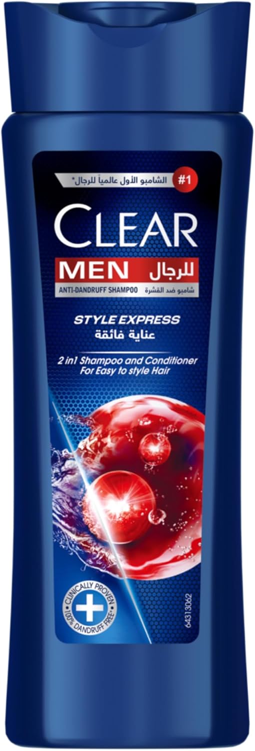 Clear Style Express 2-in-1 Shampoo and Conditioner with Zinc Pyrithione 190ml