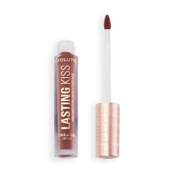 Revolution Lasting Kiss Liquid Lipstick Matte Spiced Brown