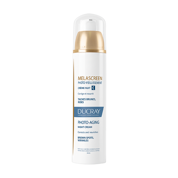 Ducray Melascreen Photo-Aging Night Cream Hyaluronic Acid Vitamin C 50 ml