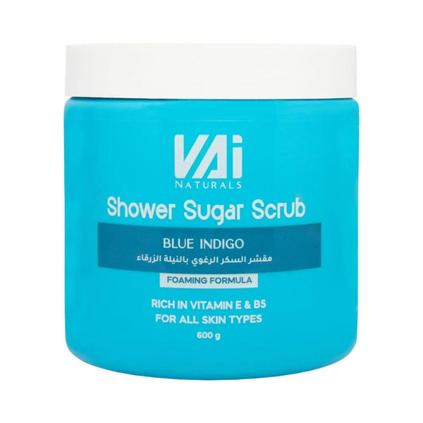 Vai Blue Indigo Foaming Sugar Body Scrub, Fruity Scent, 600 ml