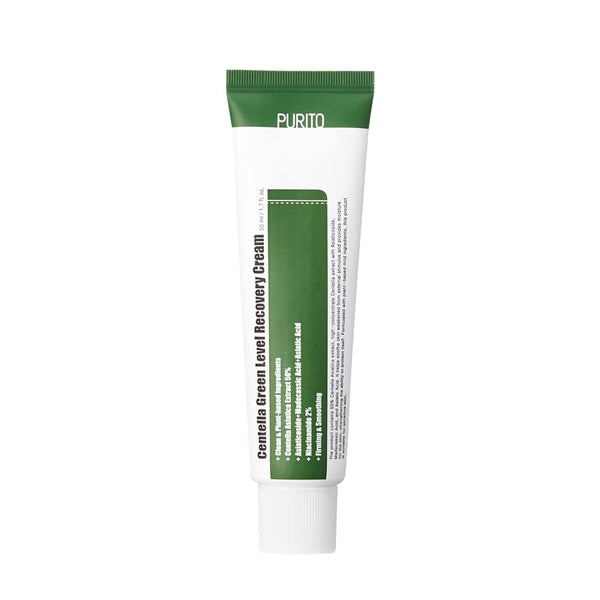 Purito Centella Green Level Recovery Cream Moisturizer 50% Centella Asiatica 50ml