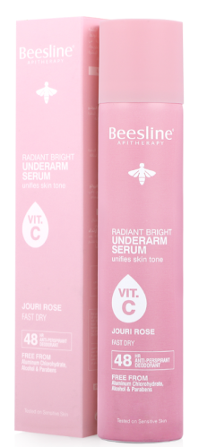 Beesline Radiant Bright Underarm Serum Jouri Rose Scent 150ml