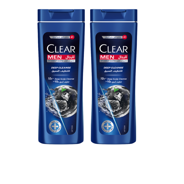 Clear Men Deep Cleanse Shampoo Liquid Formula Activated Charcoal