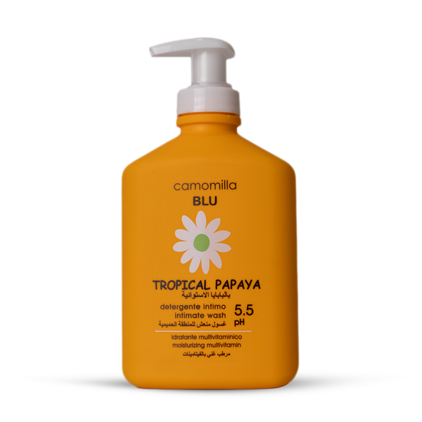 Camomilla Blu Tropical Papaya Intimate Wash Soap-Free Daily Hygiene 300 ml