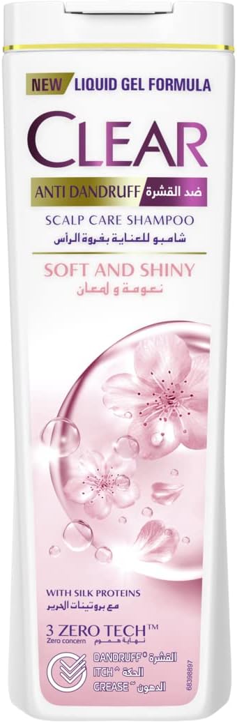 Clear Female Shampoo Soft & Shiny Liquid Scalp-Cleansing Formula 600 ml
