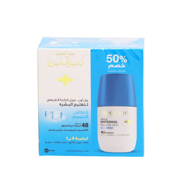 Beesline Breeze Fresh Roll-On Deodorant Cool Breeze Propolis Alum 2 x 50 ml