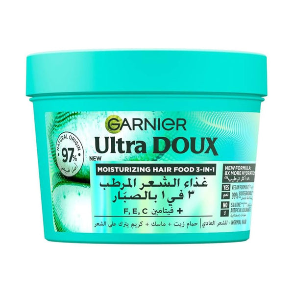 Garnier Ultra Doux Aloe Vera 3-in-1 Hair Food Treatment for Normal Hair 390ml