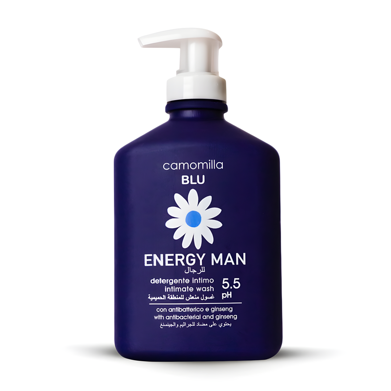 Camomilla Blu Energy Man Intimate Wash pH 5.5 with Ginseng Extract, 300 ml