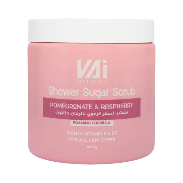 Vai Pomegranate & Raspberry Foaming Sugar Body Scrub Fruity Scent 600 ml