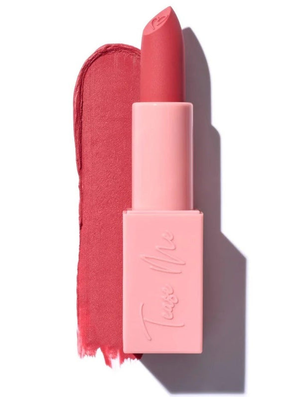 Beauty Creations Tease Me Lipstick Soft Matte Cream Formula Jojoba & Sunflower Oils Magenta