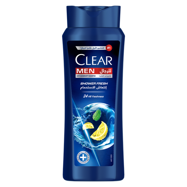 Clear Male Shampoo Shower Fresh Scalp Care Lemon Mint Extract 600ml