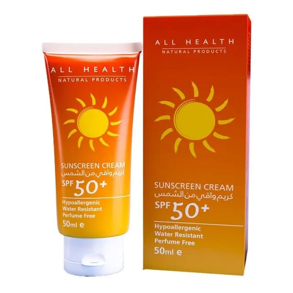 All Health Sunscreen Cream SPF 50+ Lightweight Moisturizing Formula 50 ml