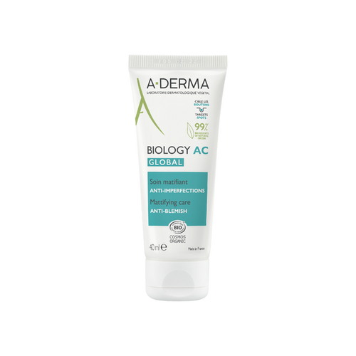 A-Derma Biology Global Care Cream Glycolic, Lactic and Salicylic Acids 40 ml