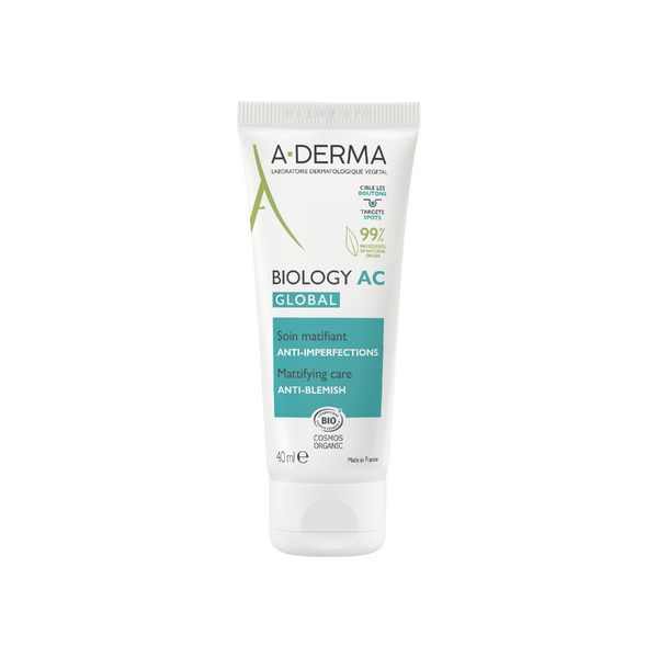 A-Derma Biology Global Care Cream Glycolic, Lactic and Salicylic Acids 40 ml