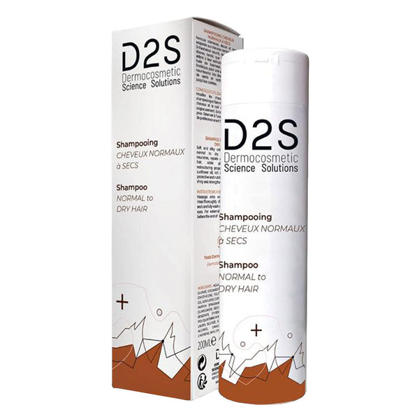 D2S Normal to Dry Hair Shampoo Liquid Hydrating Formula 200ml
