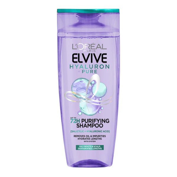L'Oreal Paris Elvive Hyaluron Pure Purifying Shampoo Salicylic Acid & Hyaluronic Acid 200 ml