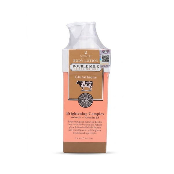 Scentio Triple Brightening Body Lotion Milk Protein Vitamin B3 Q10 250ml