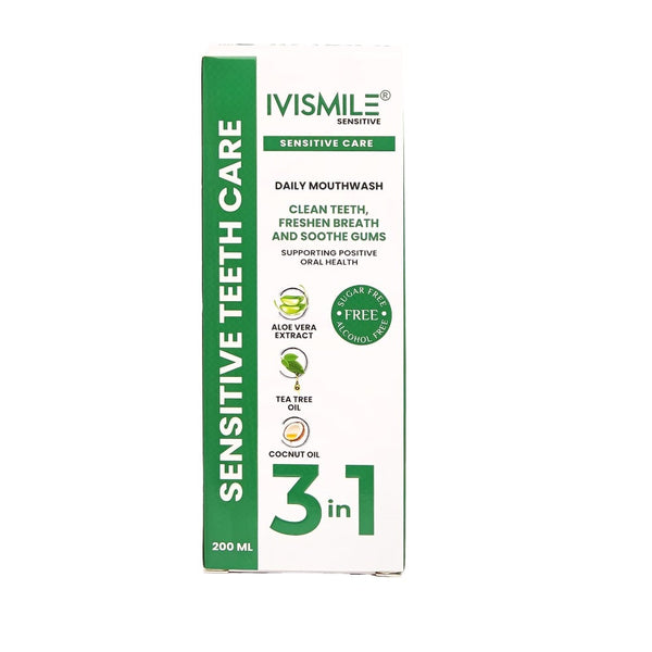 Ivismile Sensitive Care Mouthwash Gentle Formula Freshness 200ml