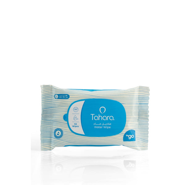 Tahara Water Wipes Gentle Cleansing with Glycerin, 10 Wipes