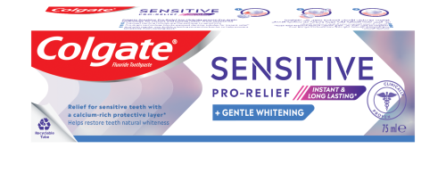 Colgate Sensitive Pro Relief Toothpaste Brightening Sensitivity Care