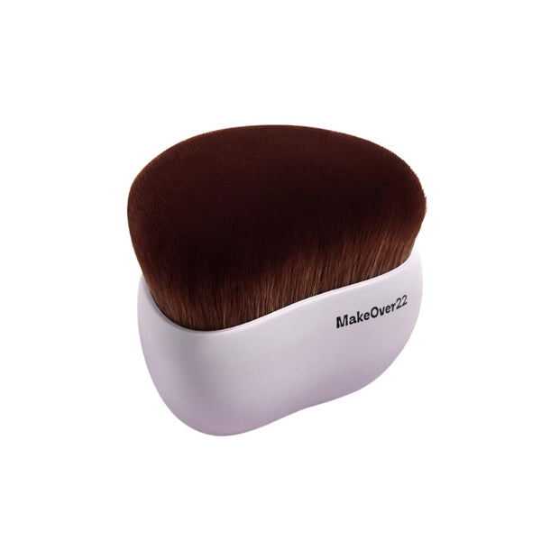 Makeover22 Illuminating Blending Brush Wide Curved Dense Bristles Lavender Dreamer