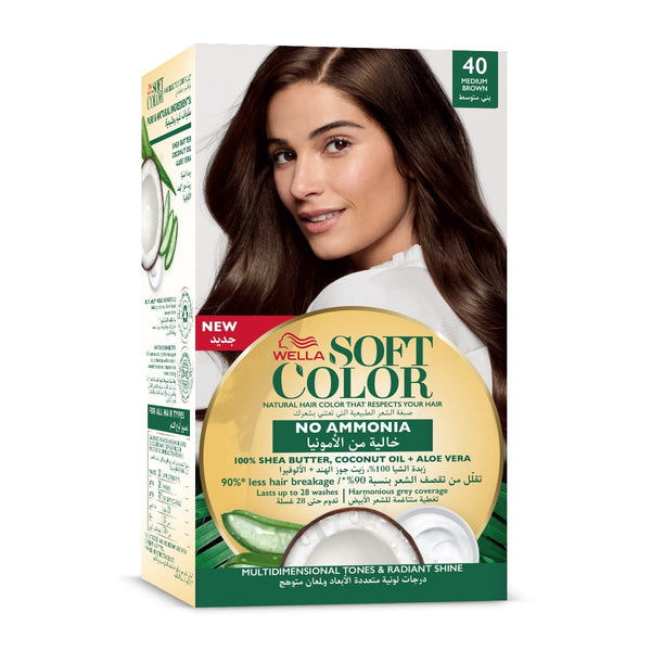 Wella Soft Color No-Ammonia Hair Dye Medium Brown 40