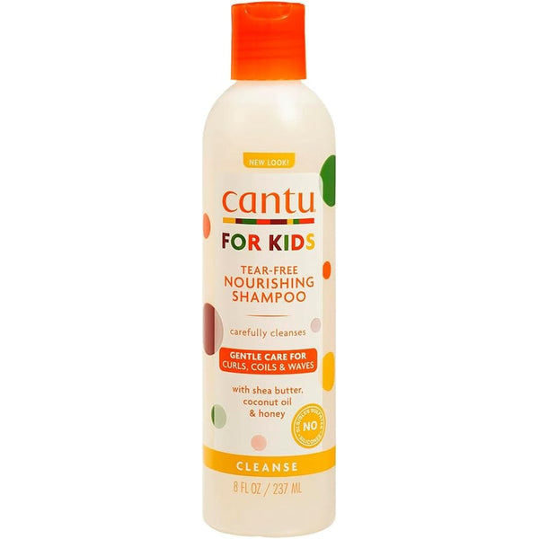 Cantu Care for Kids Nourishing Shampoo, Tear-Free Shea Butter, Coconut Oil & Honey, 237 ml