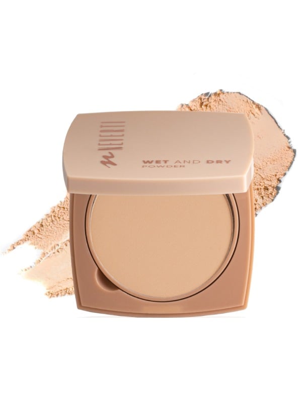 Neverti Pressed Face Powder Creamy Buildable Medium Beige NP201.006 9 g