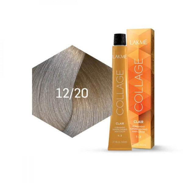 Lakme Collage Clear Hair Dye Super Light Pearl Blonde 12/20 Soybean Complex