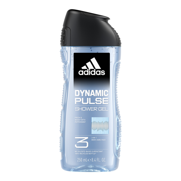 Adidas Dynamic Pulse 3-in-1 Shower Gel Fresh Rosemary Lemon Scent 250ml