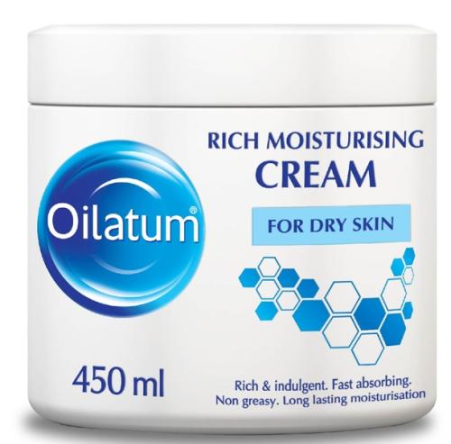 Oilatum Rich Moisturising Cream Hydrating Formula 450ml