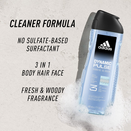 Adidas Dynamic Pulse 3-in-1 Shower Gel Rosemary Lemon 400ml