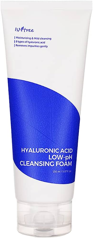 Isntree Hyaluronic Acid Low-pH Cleansing Foam Gentle Moisturizing Facial Cleanser 150ml