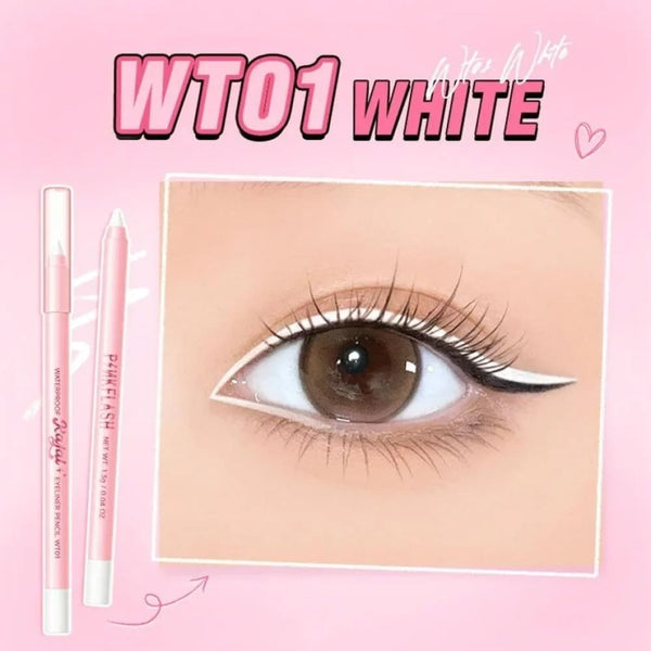 Pink Flash Waterproof Kajal Eyeliner Pencil White WT01