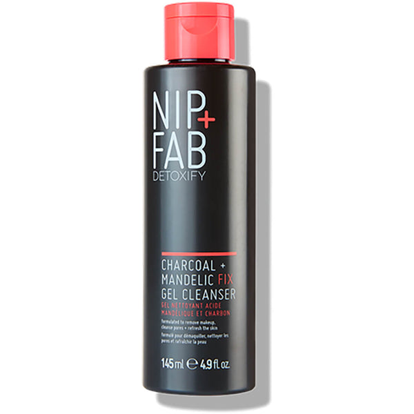 Nip + Fab Charcoal Mandelic Fix Cleanser Gel Mandelic Acid Charcoal 145ml