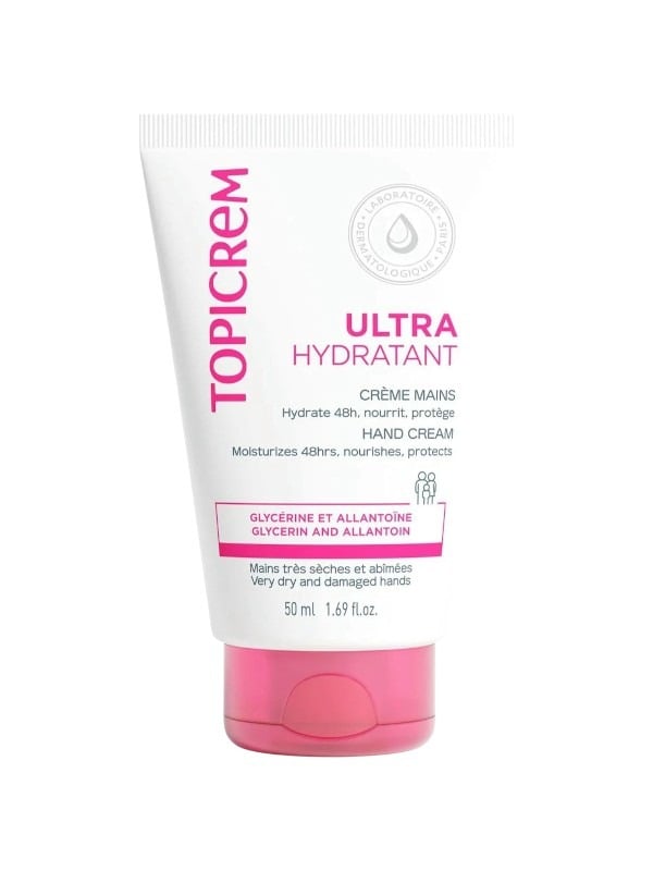 Topicrem Ultra Hydrating Hand Cream Glycerin Allantoin 50 ml