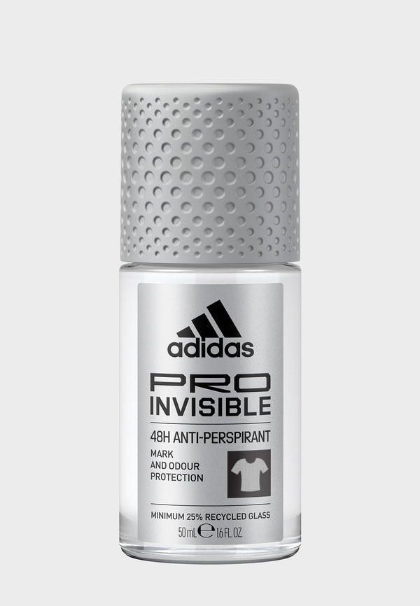 Adidas Pro Invisible Men Roll-On Antiperspirant 48-Hour Freshness Woody Citrus 50ml