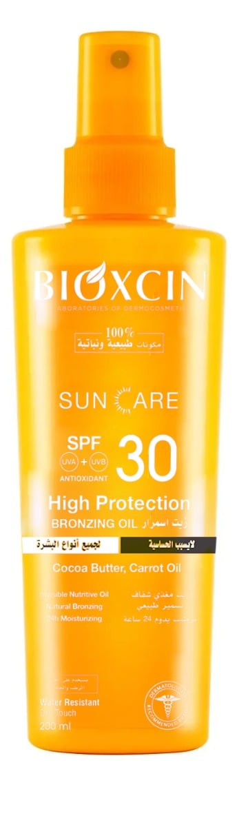 Bioxcin Bronzing Tanning Oil Spray SPF 30